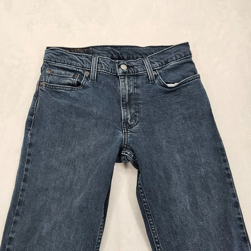 Levis 511 Jeans Men's 29 x 30 Blue Denim Straight Leg Slim Fit Dark Wash Stretch